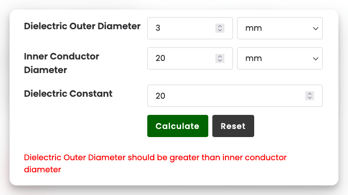 Calculator Builder - Alert Result